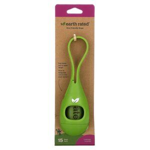 NEW | Earth Rated Poop Bag Leash Dispenser w/ Bags (Lavender Scented)